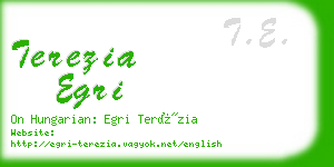 terezia egri business card